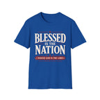Blessed Is The Nation Red T-Shirt