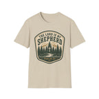 The Lord Is My Shephard Badge Style T-Shirt