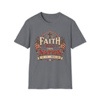 Faith Built This Nation Flag T-Shirt