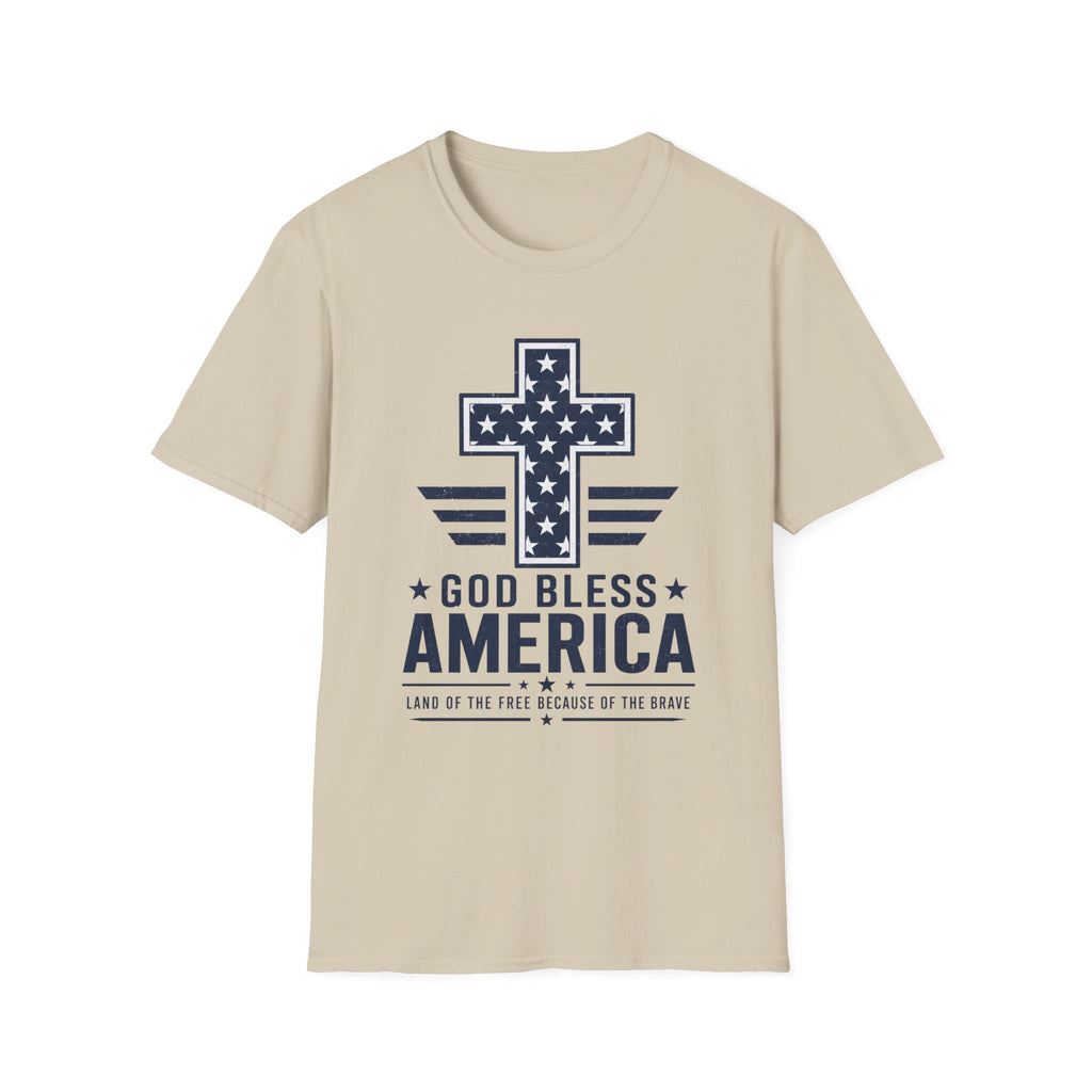 God Bless America Blue T-Shirt