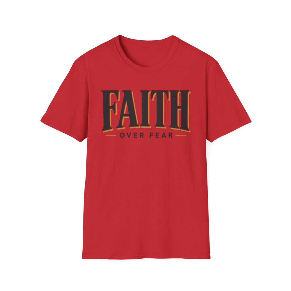 Faith Over Fear Black And Gold T-Shirt
