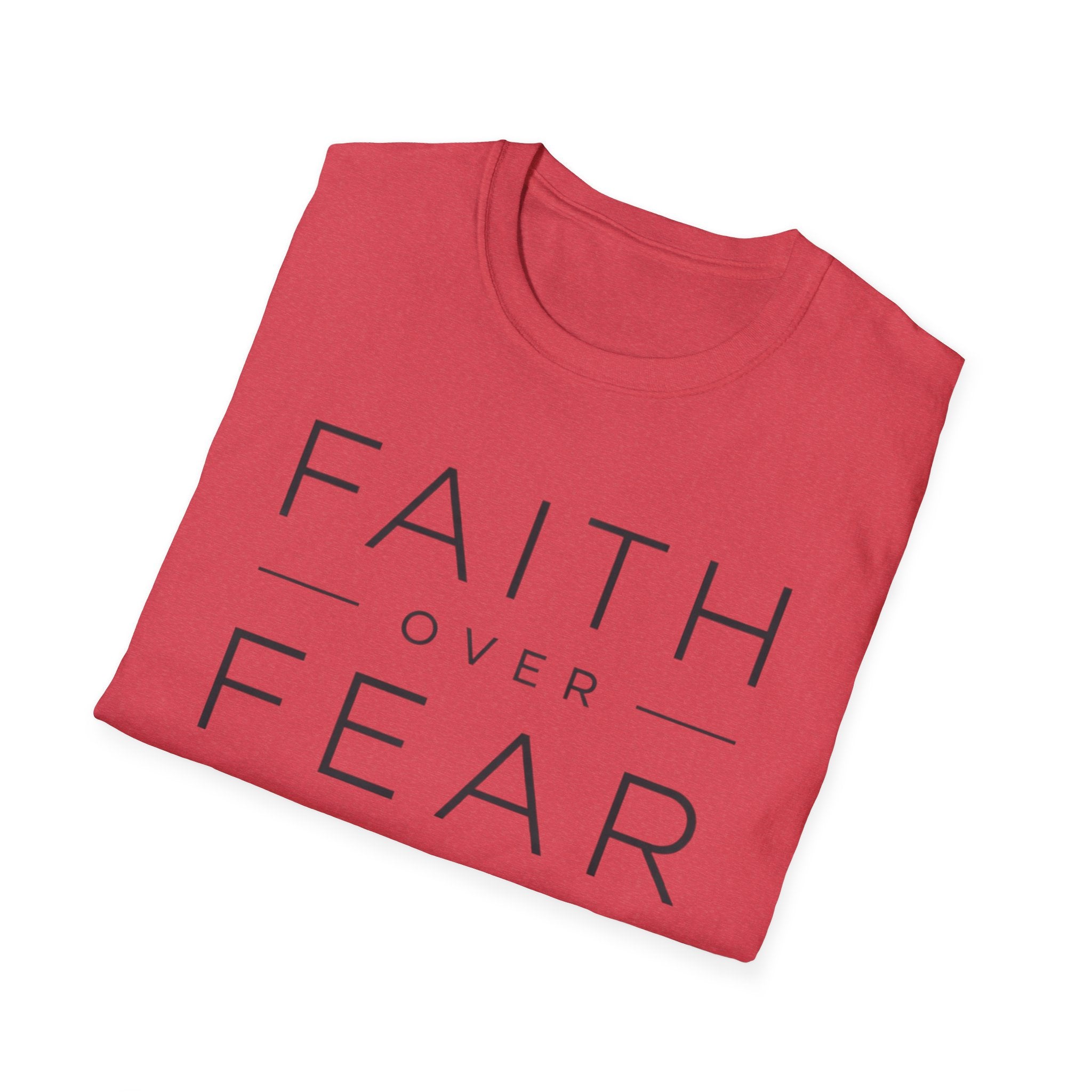 Faith Over Fear Print T-Shirt