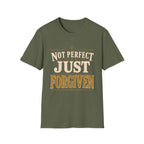 Not Perfect Just Forgiven Gold T-Shirt