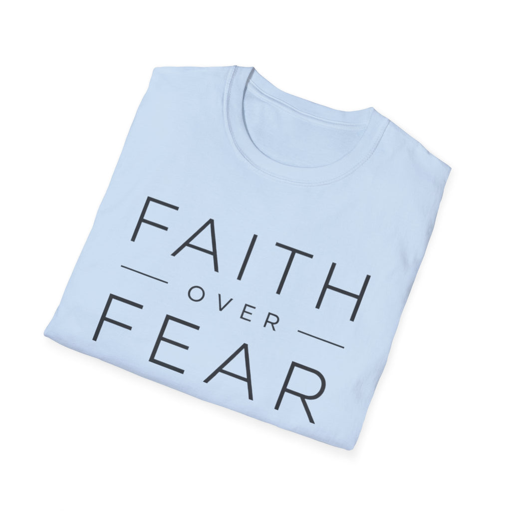 Faith Over Fear Print T-Shirt
