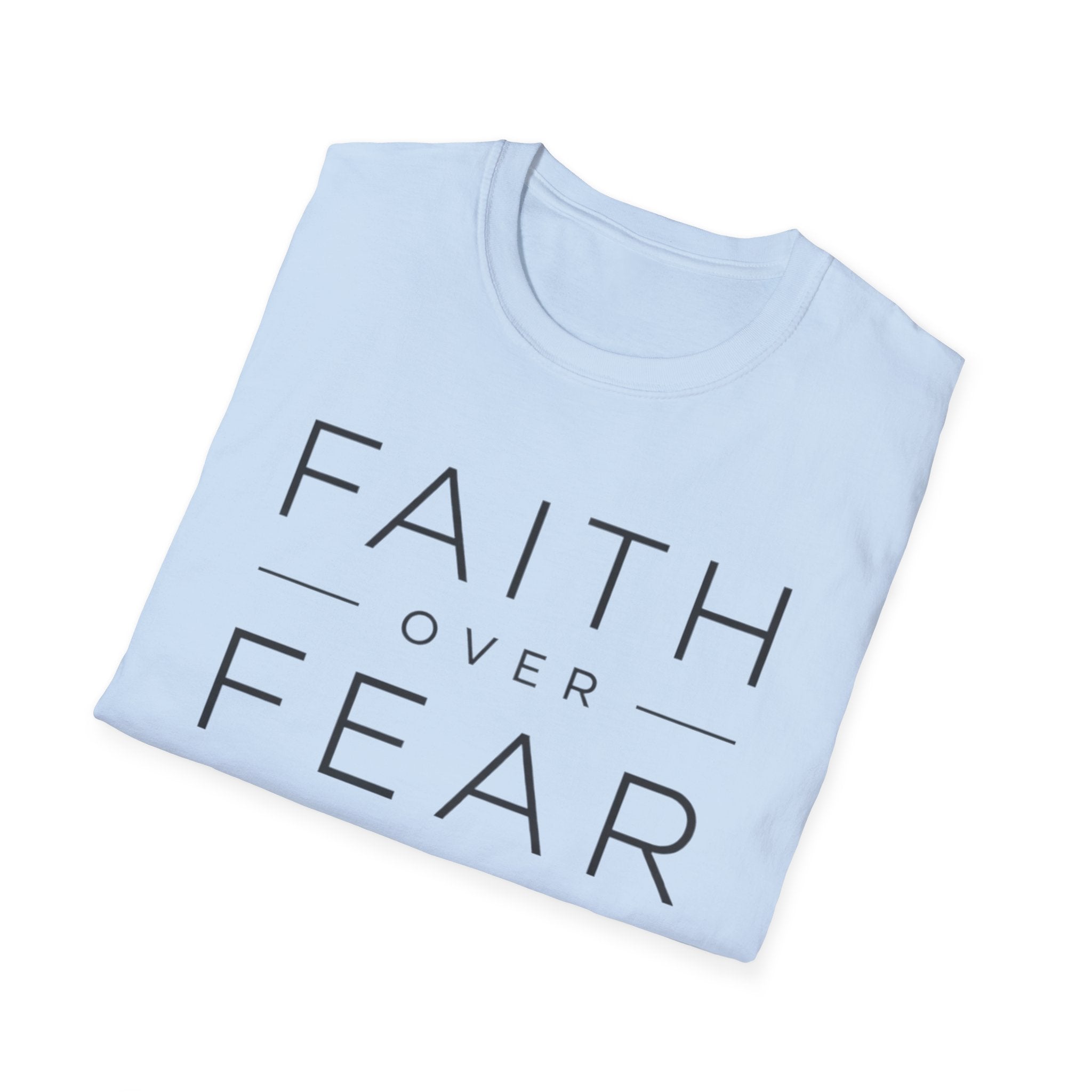Faith Over Fear Print T-Shirt