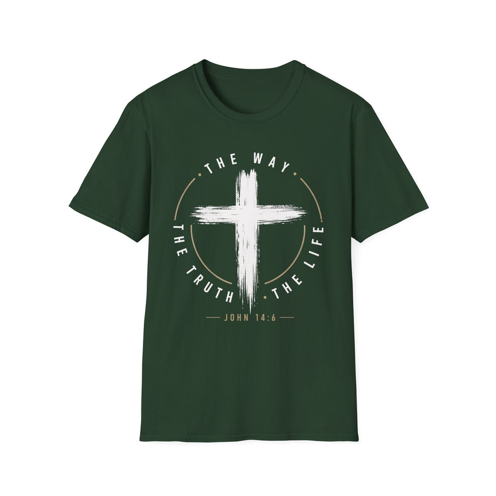 The Way The Truth The Life Cross T-Shirt