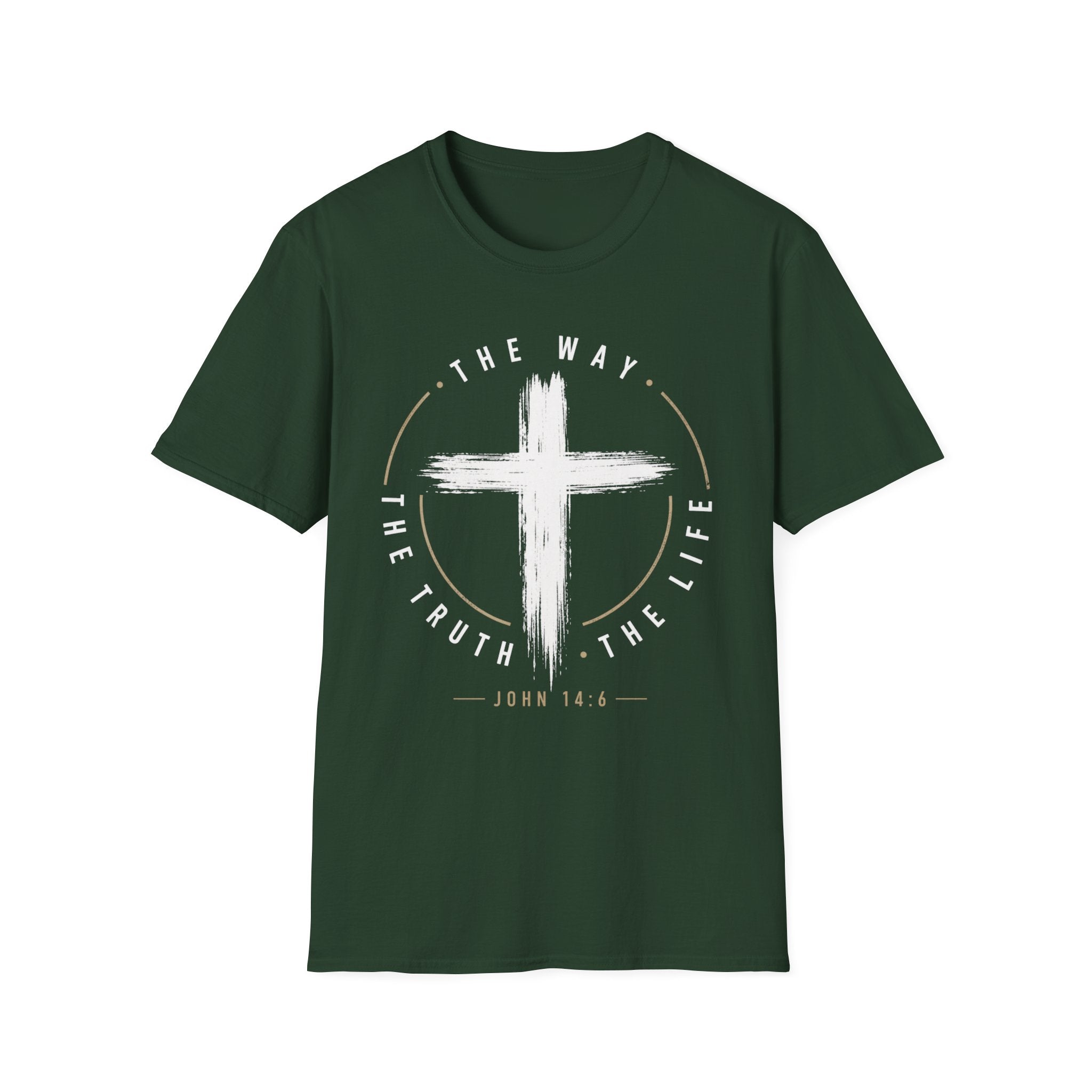 The Way The Truth The Life Cross T-Shirt
