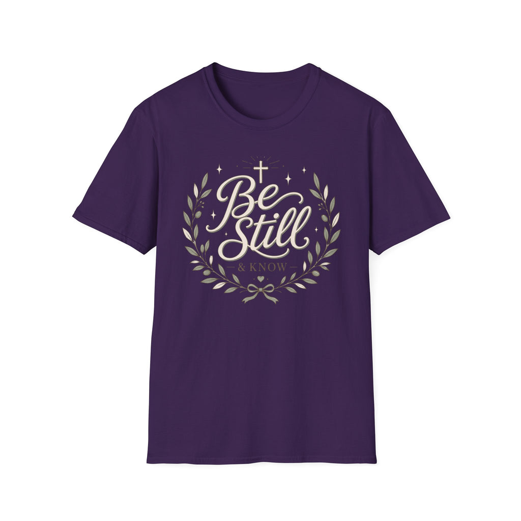 Be Still Know Wreath T-Shirt