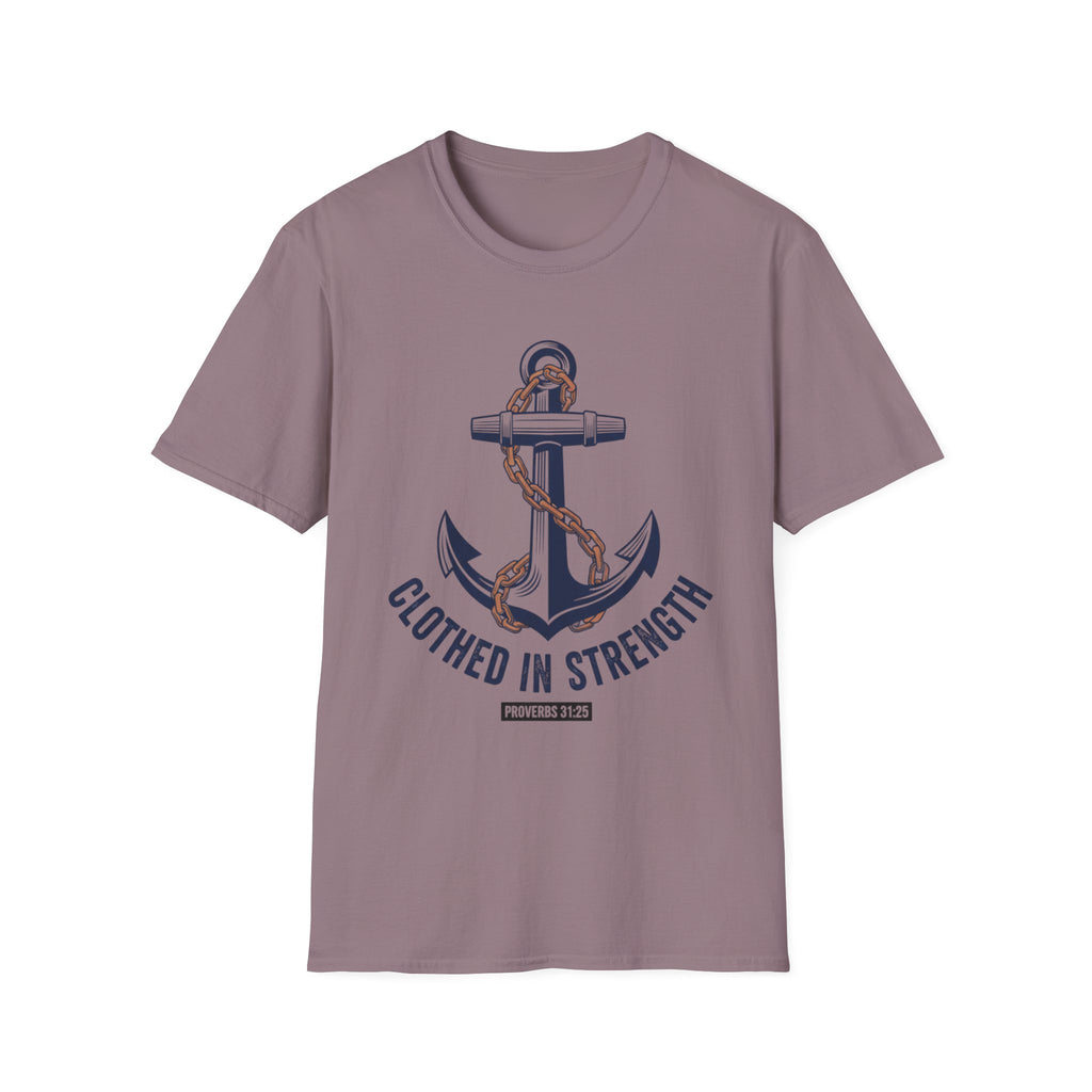 Clothed In Strength Proverbs T-Shirt