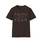 Faith Over Fear Gold T-Shirt