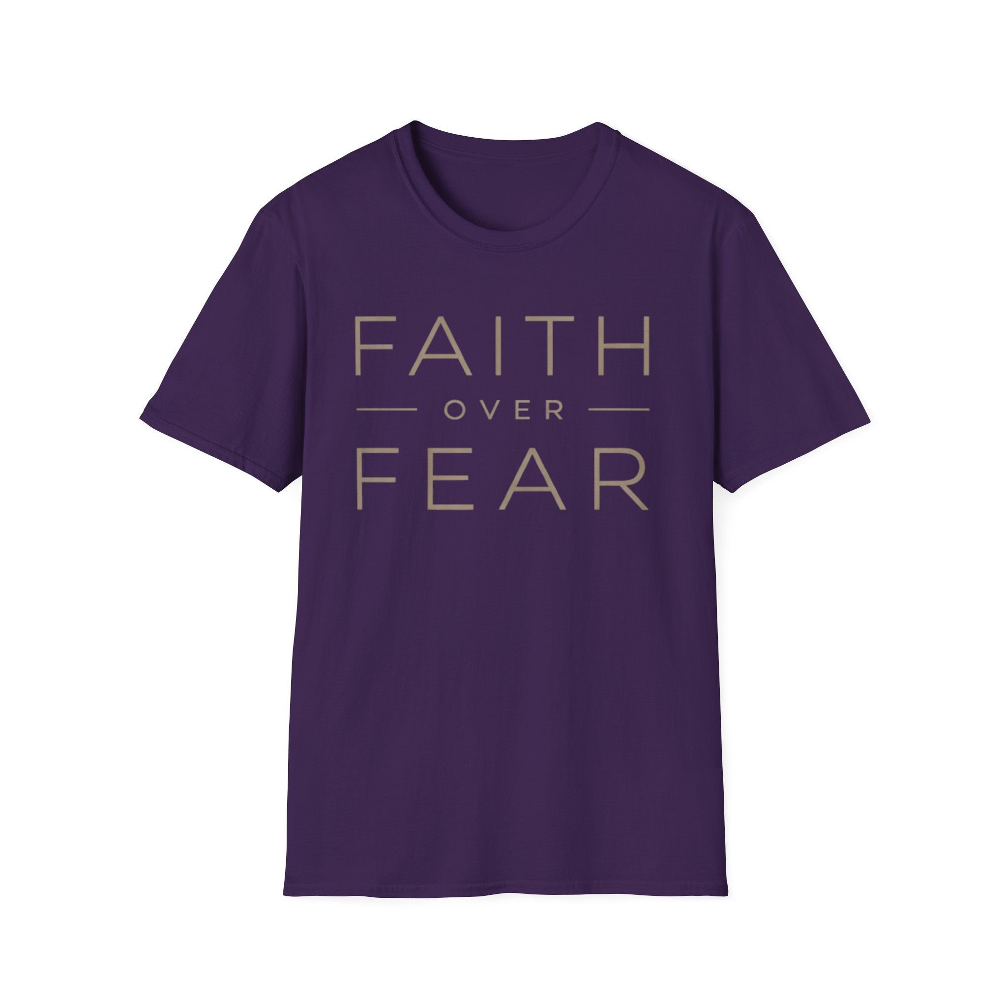 Faith Over Fear Gold T-Shirt