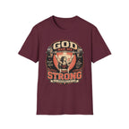 God Man Her Strong T-Shirt