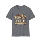 Founded In Faith Flag T-Shirt