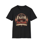 Faith Built This Nation Flag T-Shirt