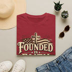 Founded In Faith Flag T-Shirt