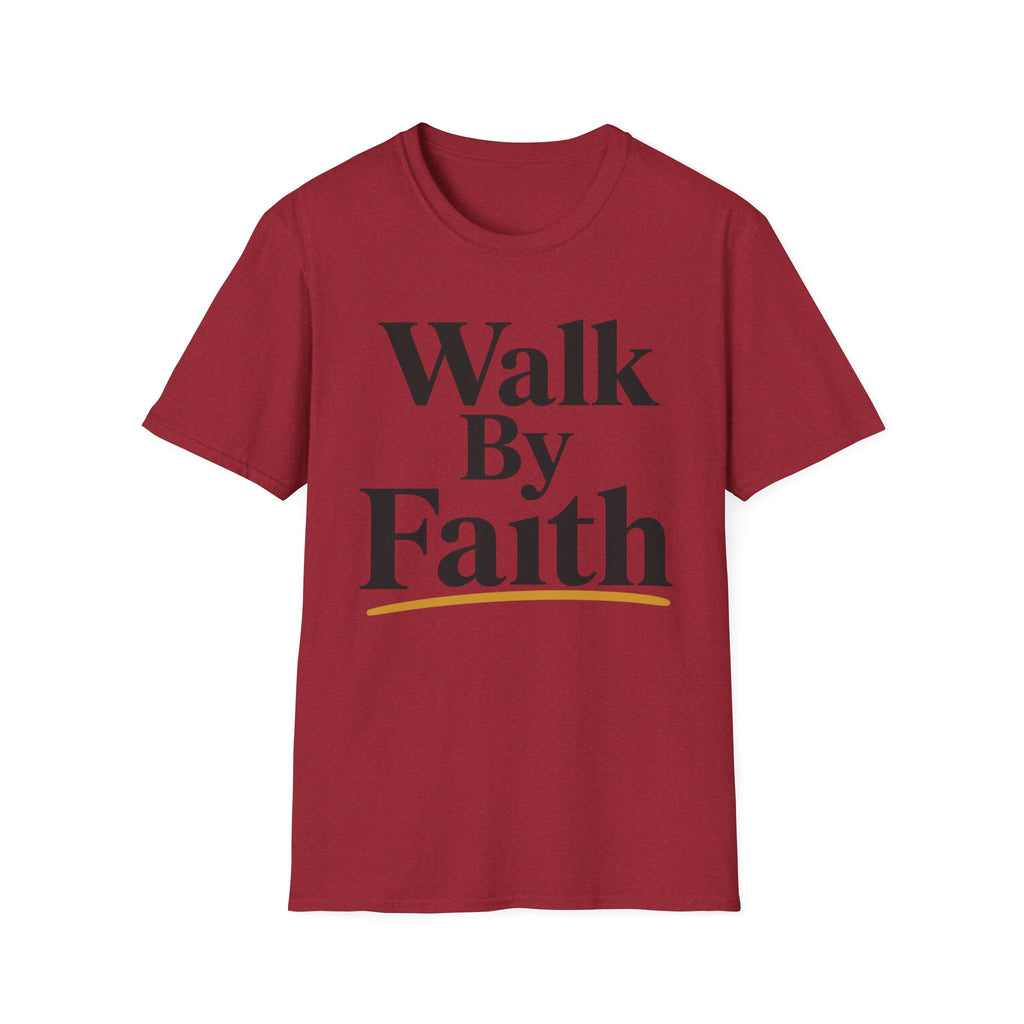 Walk By Faith Gold T-Shirt