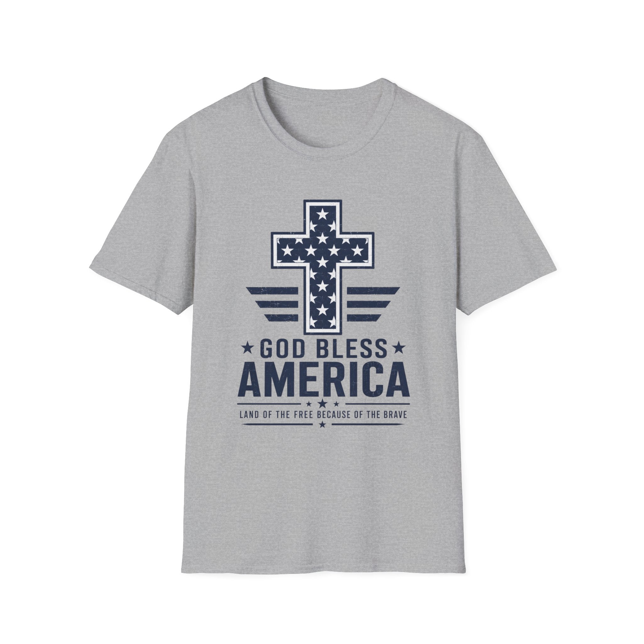 God Bless America Blue T-Shirt