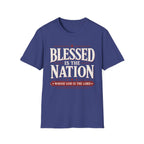 Blessed Is The Nation Red T-Shirt