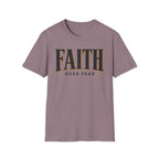 Faith Over Fear Black And Gold T-Shirt