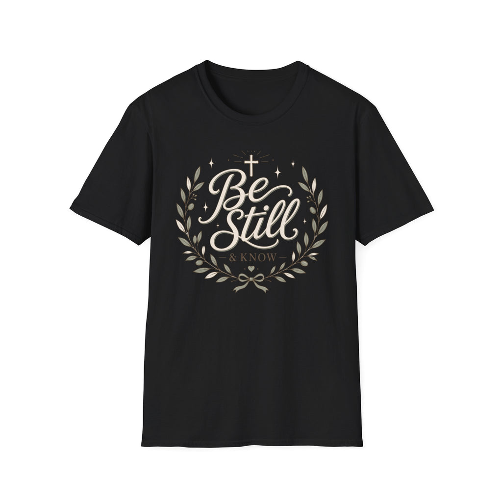 Be Still Know Wreath T-Shirt