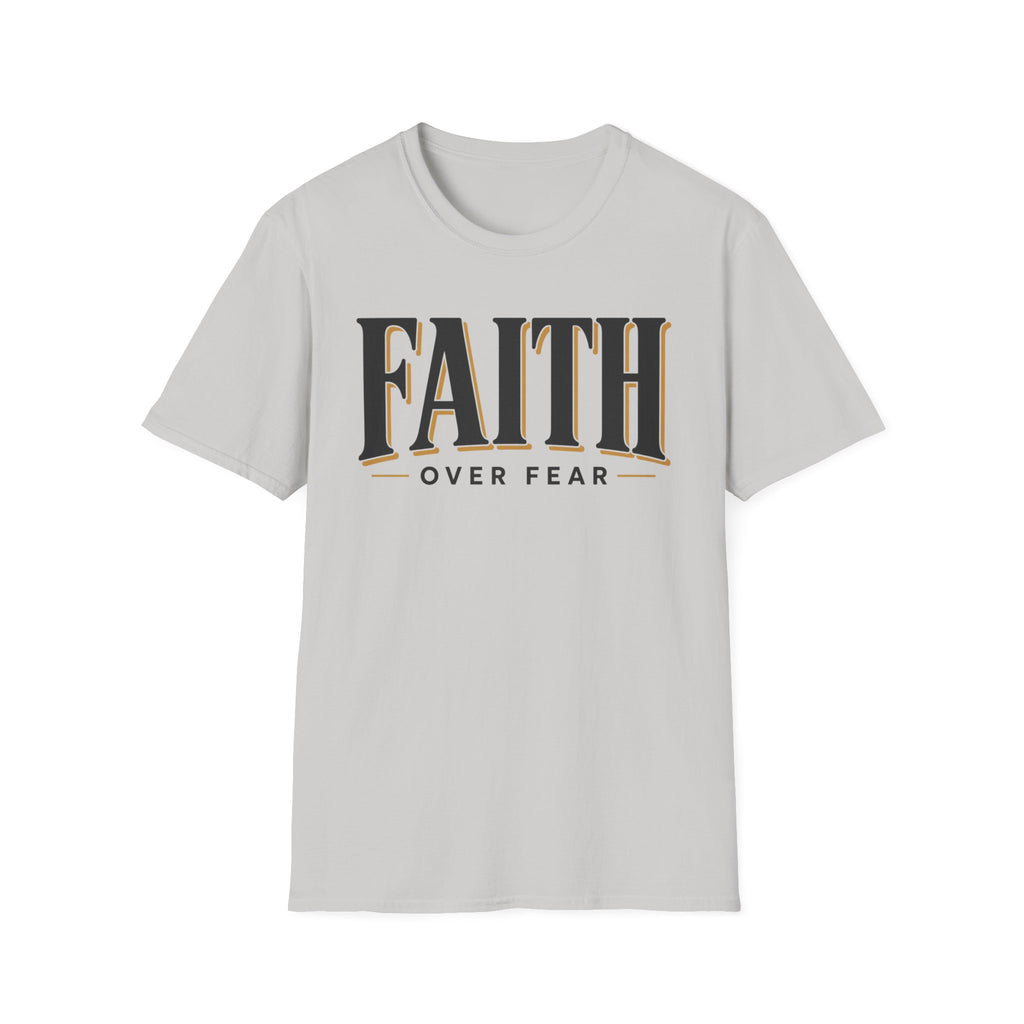 Faith Over Fear Black And Gold T-Shirt