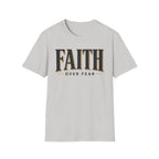 Faith Over Fear Black And Gold T-Shirt