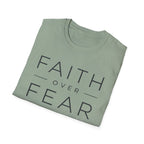 Faith Over Fear Print T-Shirt